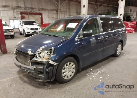 2007 Honda Odyssey Lx from USA, damaged, VIN 5FNRL38247B066777